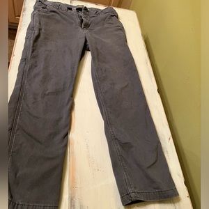 Men’s Carhartt relaxed fit fleece lined 36x32 jeans with side carpenters pocket
